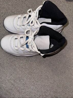 Jordan Kids White and Black High-Top Sneakers